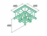 Alutruss DECOLOCK DQ4-PAL30 4-Punkt Traverse 3-Weg-Ecke 90 &deg; 60301744