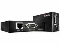 LINDY 32540 VGA, Audio, stereo (3.5 mm Klinke) VGA Extender über Netzwerkkabel...