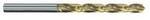Exact 32622 HSS Metall-Spiralbohrer 10.6 mm Gesamtl&auml;nge 133 mm geschliffen, TiN DIN