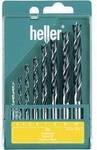 Heller 205241 Holz-Spiralbohrer-Set 8teilig 3 mm, 4 mm, 5 mm, 6 mm, 7 mm, 8 mm, 9 mm,