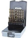 RUKO 215214RO HSSE-Co 5 Metall-Spiralbohrer-Set 19teilig 1 mm, 1.5 mm, 2 mm, 2.5 mm,