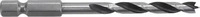 WOLFCRAFT 7261000, Wolfcraft 7261000 Holz-Spiralbohrer 3 mm Gesamtl&auml;nge 65 mm...