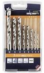 Alpen 600093100 Holz-Spiralbohrer-Set 8teilig 3 mm, 4 mm, 5 mm, 6 mm, 8 mm, 10...