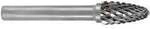 RUKO 116030 Fr&auml;sstift Hartmetall Rundbogen 6 mm L&auml;nge 58 mm Schaftdurchmesser 6 mm