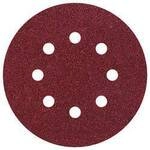 Wolfcraft 2069000 Exzenterschleifpapier mit Klett, gelocht K&ouml;rnung (num) 40 (&Oslash;) 125