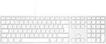 Matias FK318S-DE Wired Aluminium Keyboard for Mac USB Tastatur Deutsch, QWERTZ,...
