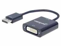 Manhattan 152228 DisplayPort Adapter [1x DisplayPort Stecker - 1x DVI-Buchse