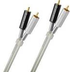 Oehlbach D1C2602 Cinch Audio Anschlusskabel [2x Cinch-Stecker - 1x Cinch-Stecker]