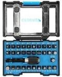 Gedore 666-032-A 2993236 Bit-Set Schnellwechselfutter