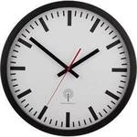EUROTIME 56862 Funk Wanduhr 40 cm Schwarz
