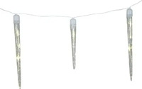 KONSTSMIDE 2746-102, Konstsmide Lichtervorhang-Eiszapfen Au&szlig;en 24 V 24 LED...
