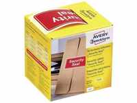Avery-Zweckform 7310 Sicherheits-Etiketten 78 x 38 mm VOID-Folie Rot 100 St.