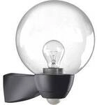 ESYLUX AL P Monza 130 sw EL10026119 Wandleuchte mit Bewegungsmelder E27 Gl&uuml;hlampe