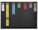 magnetoplan Plantafel 1245003 Schwarz Hart-PVC 1 St.