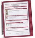 Durable Sichttafelwandhalter VARIO WALL 5 - 5551 Rot DIN A4 Anzahl der mitgelieferten