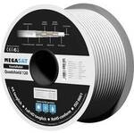 MegaSat 100093 Koaxialkabel Au&szlig;en-Durchmesser: 7.0 mm Wei&szlig; 100 m