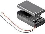 Goobay 48171 Batteriehalter 1x 9 V Block Kabel (L x B x H) 68.4 x 33.2 x 25.6 mm
