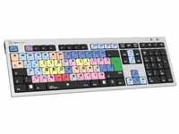 Logickeyboard Avid Media Composer Slim Kabelgebunden Tastatur Deutsch, QWERTZ Grau