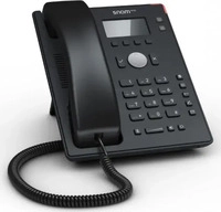SNOM 00004361, SNOM D120 Schnurgebundenes Telefon, VoIP PoE LC-Display Schwarz