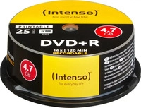 INTENSO 4811154, Intenso 4811154 DVD+R Rohling 4.7 GB 25 St. Spindel Bedruckbar