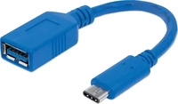MANHATTAN 353540, Manhattan USB-C to USB-A Cable, 15cm, Male to Female, 5 Gbps (USB