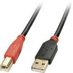 LINDY USB-Kabel USB 2.0 USB-A Stecker, USB-A Buchse 10.00 m Schwarz Aktiv mit