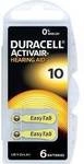 Duracell H&ouml;rger&auml;tebatterie ZA10 1.45 V 6 St. 90 mAh Zink-Luft Activair 10