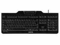 CHERRY KC 1000 SC USB Tastatur Deutsch, QWERTZ Schwarz Chipkarten-Leser JK-A0100DE-2