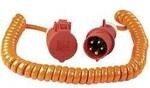 AS Schwabe 70416 Strom Verl&auml;ngerungskabel 16 A Orange, Rot 5.00 m H07BQ-F 5G 1,5
