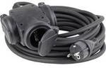 AS Schwabe 60446 Strom Verl&auml;ngerungskabel 16 A Schwarz 10.00 m H07RN-F 3G 2,5...