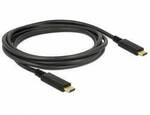 Delock USB-C&reg; Kabel USB-C&reg; Stecker, USB-C&reg; Stecker 2.00 m Schwarz 83668