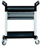 KS Tools 800.0030 Servicewagen Kunststoff Herstellerfarbe: Schwarz-Silber