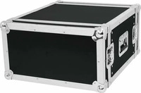 ROADINGER 360007, Roadinger 30109786 19 Zoll Rack 6 HE Holz inkl. Griff Schwarz