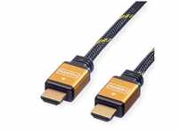 Roline HDMI Anschlusskabel HDMI-A Stecker, HDMI-A Stecker 15.00 m Mehrfarbig