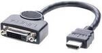 LINDY HDMI / DVI Adapterkabel HDMI-A Stecker, DVI-D 24+1pol. Buchse 0.20 m Schwarz