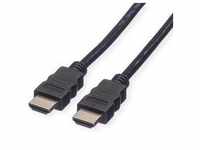 ROLINE HDMI High Speed Kabel mit Ethernet, schwarz, 2 m 11.04.5542