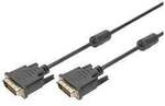Digitus DVI Anschlusskabel DVI-D 24+1pol. Stecker, DVI-D 24+1pol. Stecker 10.00...