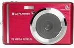 AgfaPhoto DC5200 Digitalkamera 21 Megapixel Opt. Zoom: 0 x Rot, Silber Integrierter