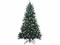 Xenotec PE-BM180 Künstlicher Weihnachtsbaum mit Beleuchtung Tanne Warmweiß LED
