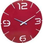 TFA Dostmann 60.3047.05 Quarz Wanduhr 35 cm x 35 mm Rot