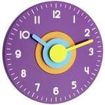 TFA Dostmann 60.3015.11 Quarz Wanduhr 23 cm x 40 mm Lila Leisegang-Uhrwerk