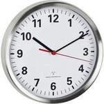 TFA Dostmann 60.3529.02 Funk Wanduhr 22 cm x 45 mm Aluminium Leisegang-Uhrwerk,