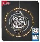 Hellum 523003 Weihnachtsstern Warmwei&szlig; LED Metall mit 3D-Effekt, Timer