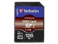 Verbatim Premium SDXC-Karte 128 GB Class 10, UHS-I 44025