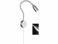 Fischer & Honsel 30703 Wandspot flex, Bettleuchte LED, Lichtquelle durch