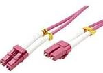 VALUE 21.99.8750, VALUE LWL-Kabel 50/125&micro;m OM4, LC/LC, LSOH, violett, 0,5 m
