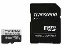 TRANSCEND TS64GUSD350V, Transcend High Endurance 350V microSDXC-Karte 64 GB Class 10,