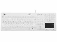 iM-IKB110-WH Tastatur Renkforce Weiß Spritzwassergeschützt, Staubgeschützt,