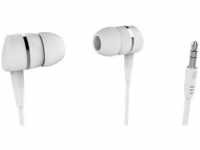 VIVANCO 38902, Vivanco SOLIDSOUND WHITE In Ear Kopfhörer kabelgebunden Weiß