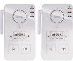 m-e modern-electronics FS 2.1 Gegensprechanlage Funk 446 MHz 2000 m Wei&szlig;